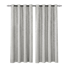 Load image into Gallery viewer, Emboss Thermal Grommet Curtain Panel（2 PANELS SET）
