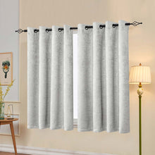 Load image into Gallery viewer, Emboss Thermal Grommet Curtain Panel（2 PANELS SET）
