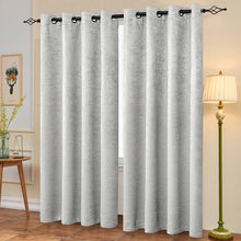Load image into Gallery viewer, Emboss Thermal Grommet Curtain Panel（2 PANELS SET）

