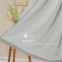 Load image into Gallery viewer, Emboss Thermal Grommet Curtain Panel（2 PANELS SET）
