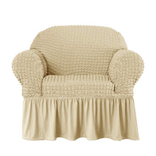 将图片加载到图库查看器，Kourtney Skirt Style Stretch Sofa Slipcover
