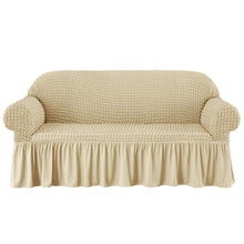 将图片加载到图库查看器，Kourtney Skirt Style Stretch Sofa Slipcover
