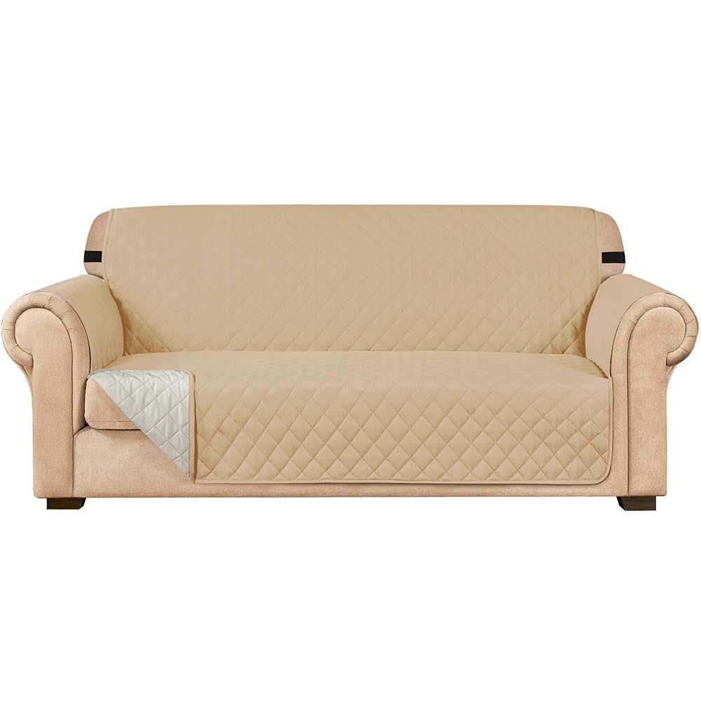 Connor Reversible Sofa Slipcover With Pockets