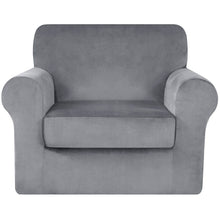 Load image into Gallery viewer, Anita Mid-Century Velvet Plush Stretch Sofa Cover
