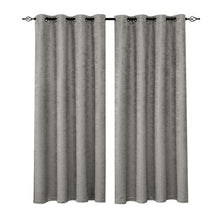 Load image into Gallery viewer, Emboss Thermal Grommet Curtain Panel（2 PANELS SET）
