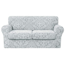 将图片加载到图库查看器，Barry Grayish Jacquard Stretch Sofa Cover
