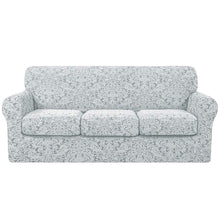 将图片加载到图库查看器，Barry Grayish Jacquard Stretch Sofa Cover
