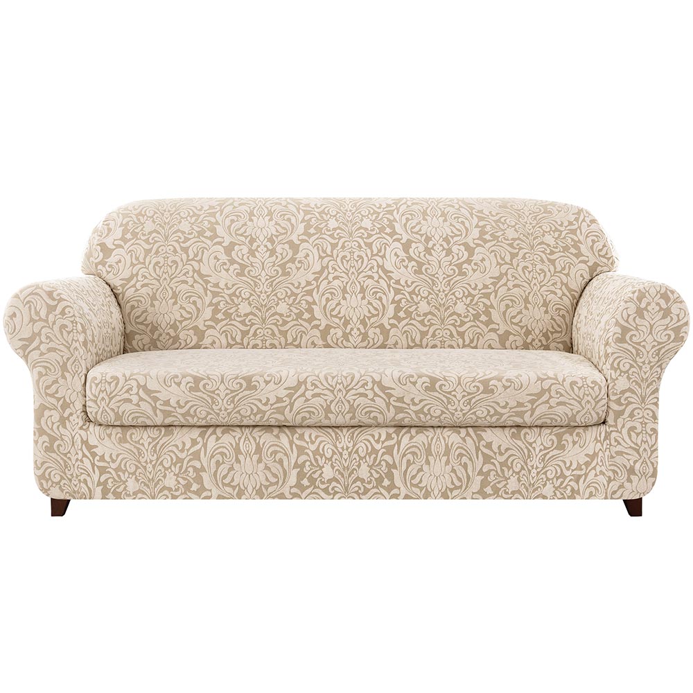 Noam Jacquard Stretch Sofa Slipcover