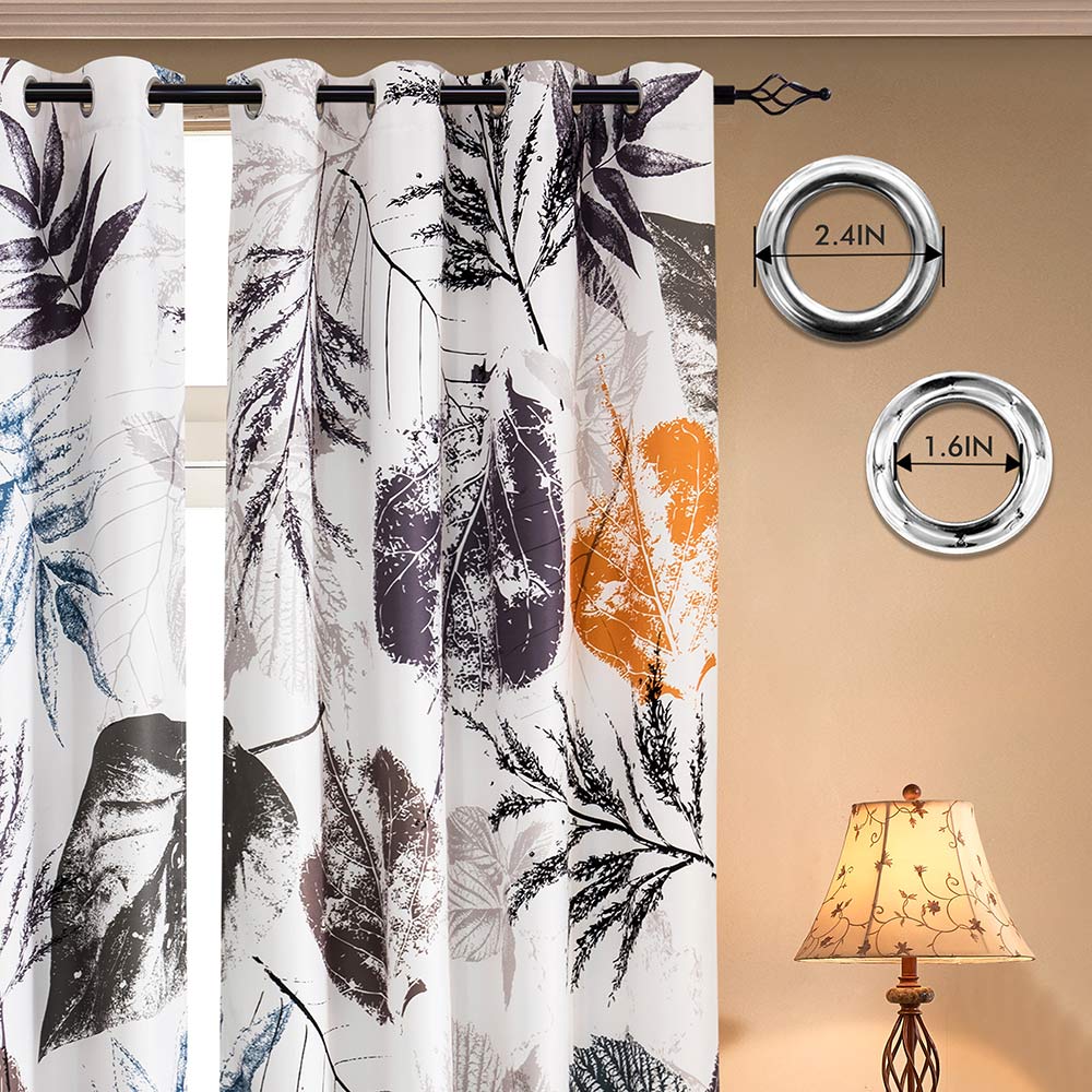 2-Piece Printed Curtain Panel