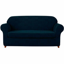 Load image into Gallery viewer, Leanne Mid-Century Jacquard Stretch Sofa Slipcover
