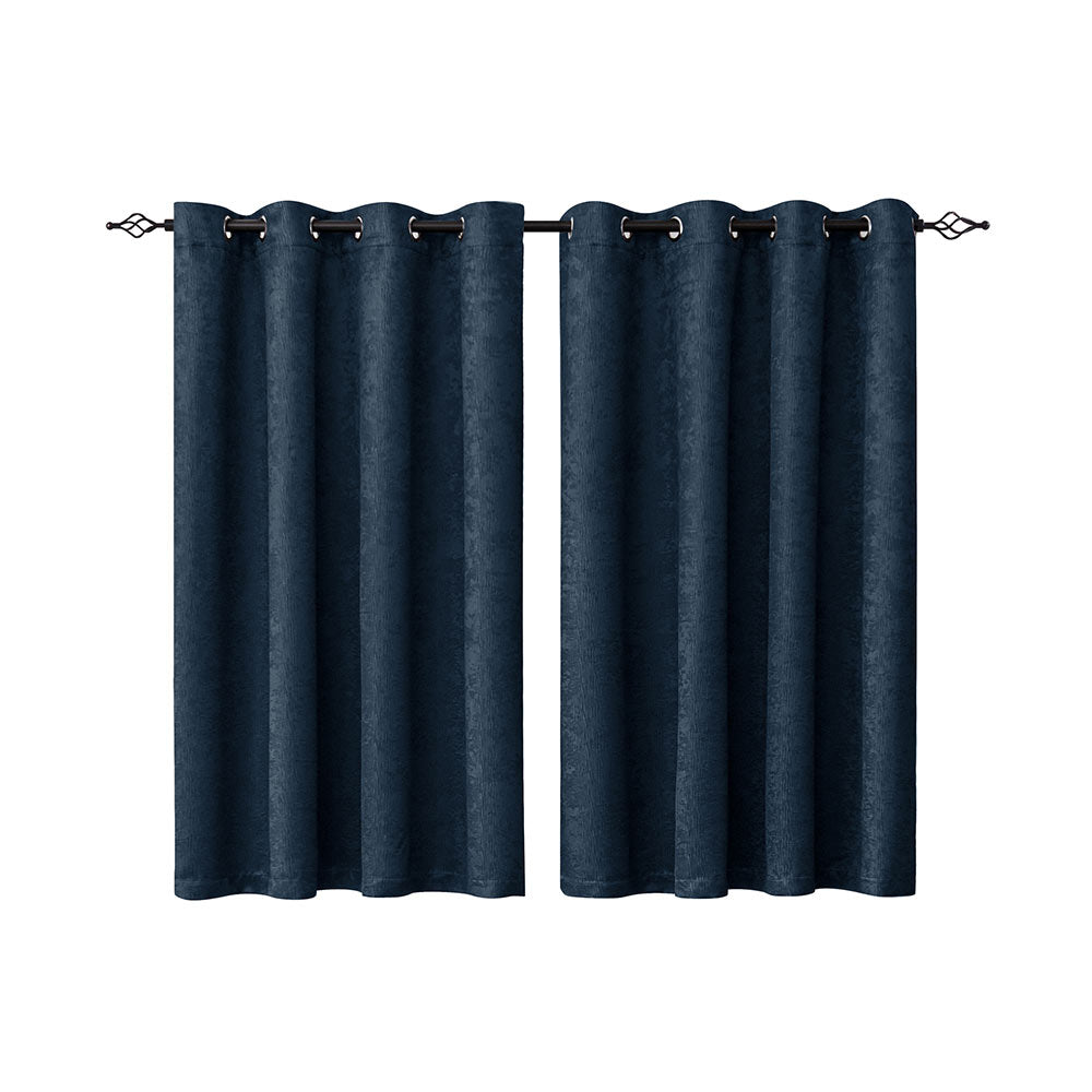 Emboss Thermal Grommet Curtain Panel（2 PANELS SET）