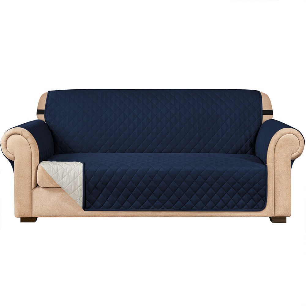 Connor Reversible Sofa Slipcover With Pockets