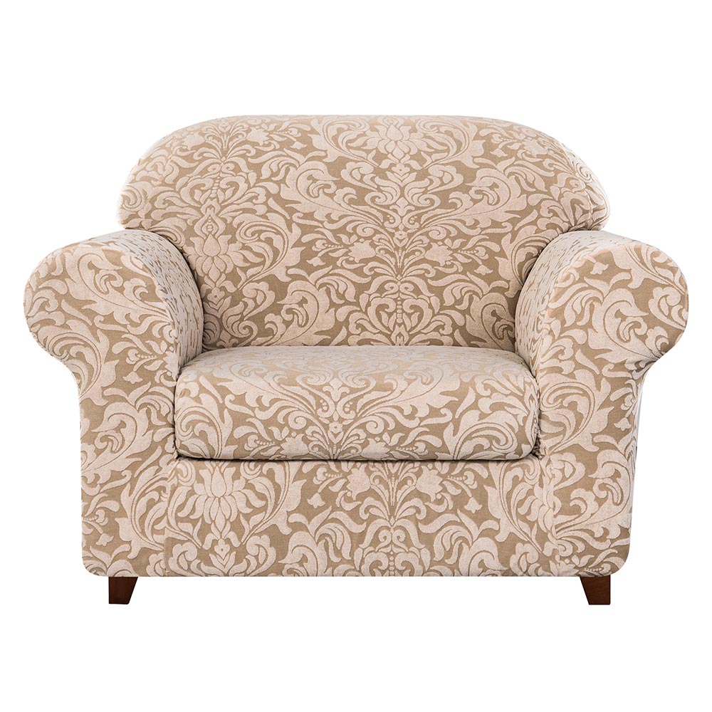 Noam Jacquard Stretch Sofa Slipcover