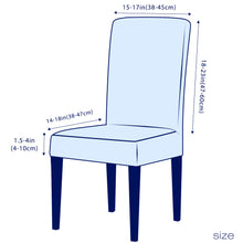 Load image into Gallery viewer, Lebovic Retro Plaid Dining Chair Slipcovers
