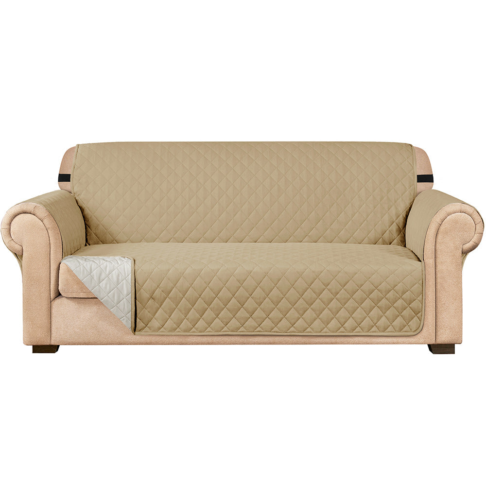 Connor Reversible Sofa Slipcover With Pockets