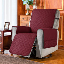 将图片加载到图库查看器，Wynford Reversible Recliner Sofa Slipcover W/ Pockets
