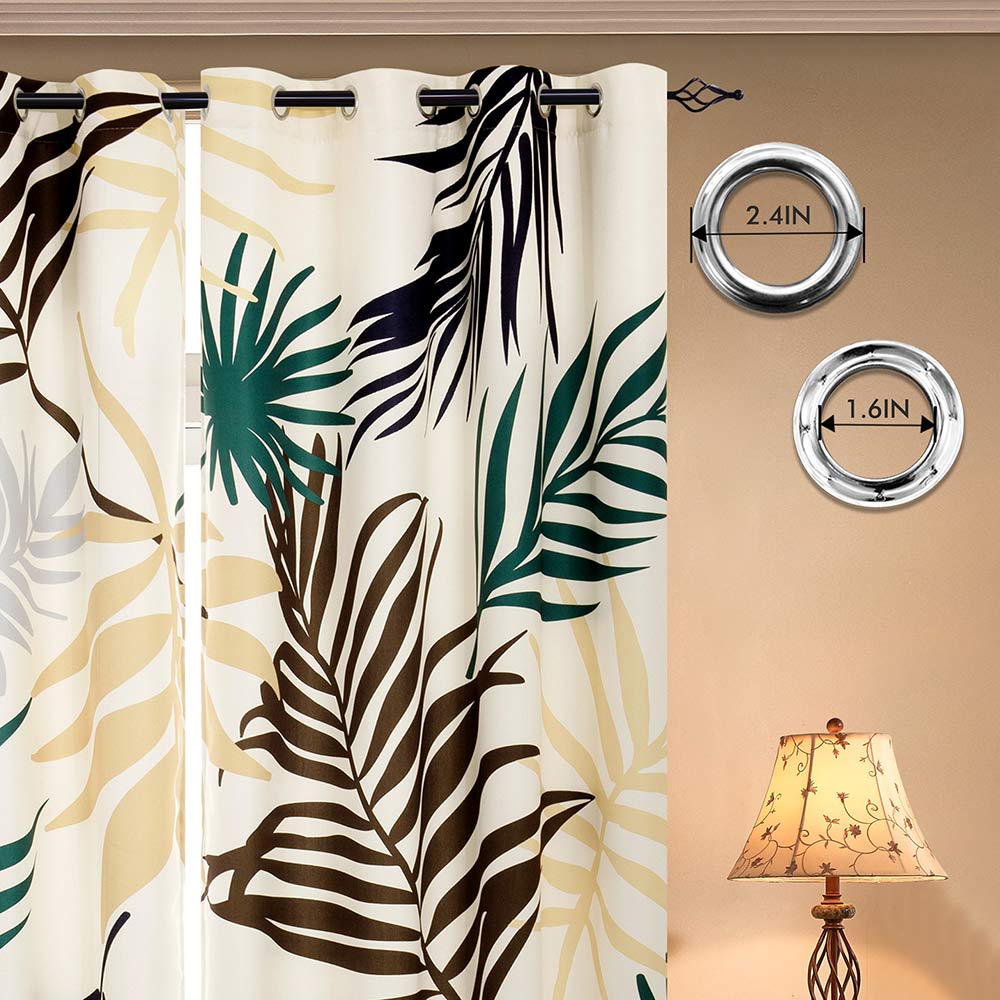 2-Piece Printed Curtain Panel