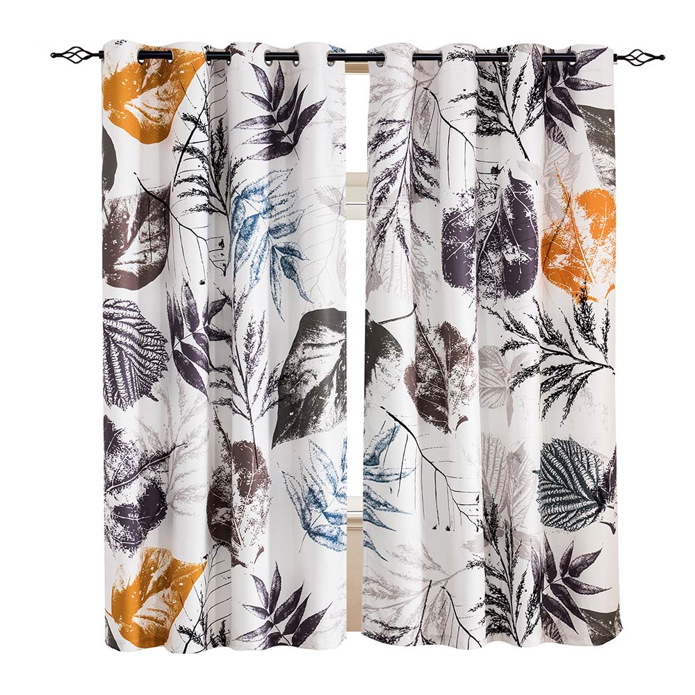 2-Piece Printed Curtain Panel