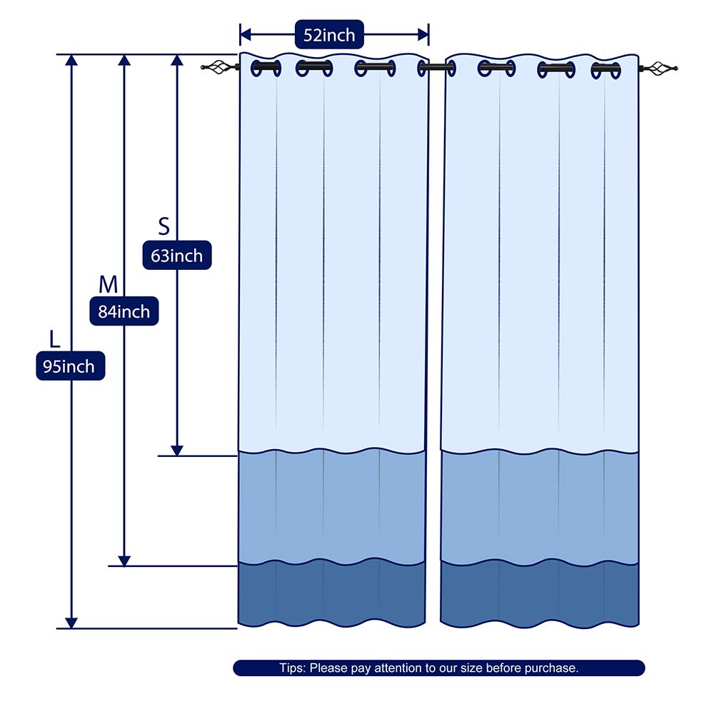 2-Piece Printed Curtain Panel