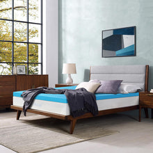 将图片加载到图库查看器，Organic Gel-Infused Foam Mattress Topper
